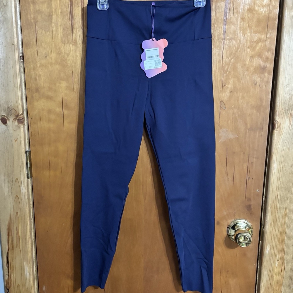 Yitty + Fabletics Women's Blue UltraLift Bootysculpt Legging 7/8 Size L NWT